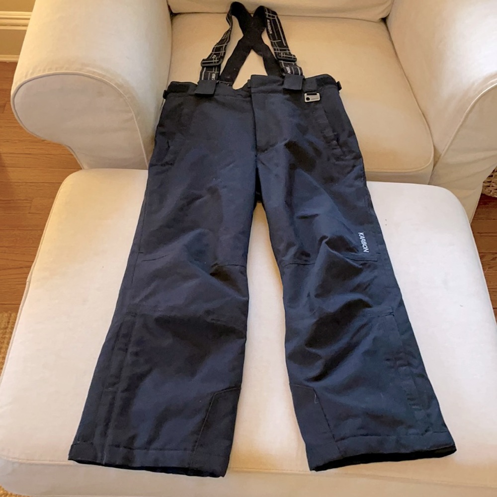 Karbon ski pants kids size 8 with suspenders